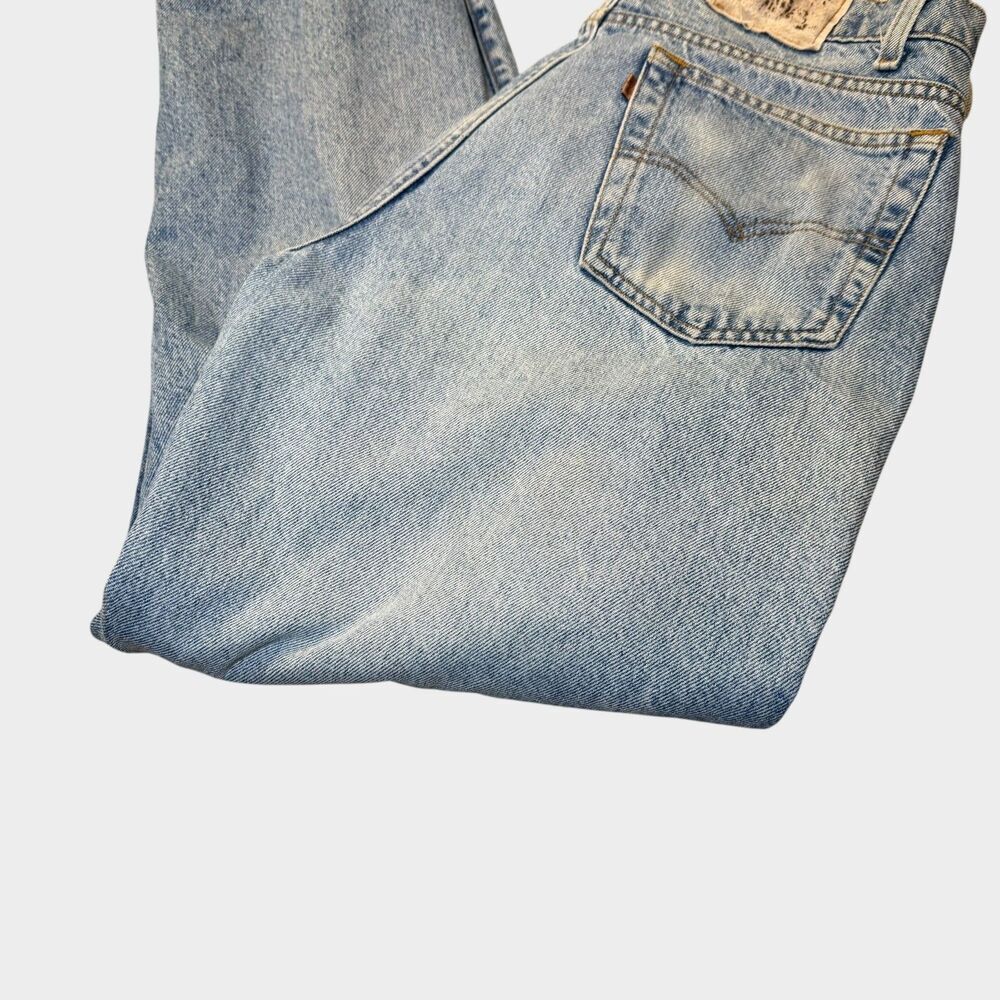 Vtg Levi’s Signature 540 Jeans Mens 36x30 Relaxed Fit Light Wash Denim 90s - Picture 7 of 15